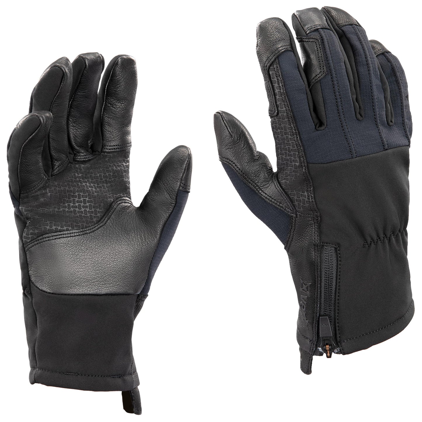 Vertx Crisp Action Mens Tactical Gloves, Water Resistant Breathable Gloves for Hunting Survival Outdoor Gear, It's Black - X-Large
