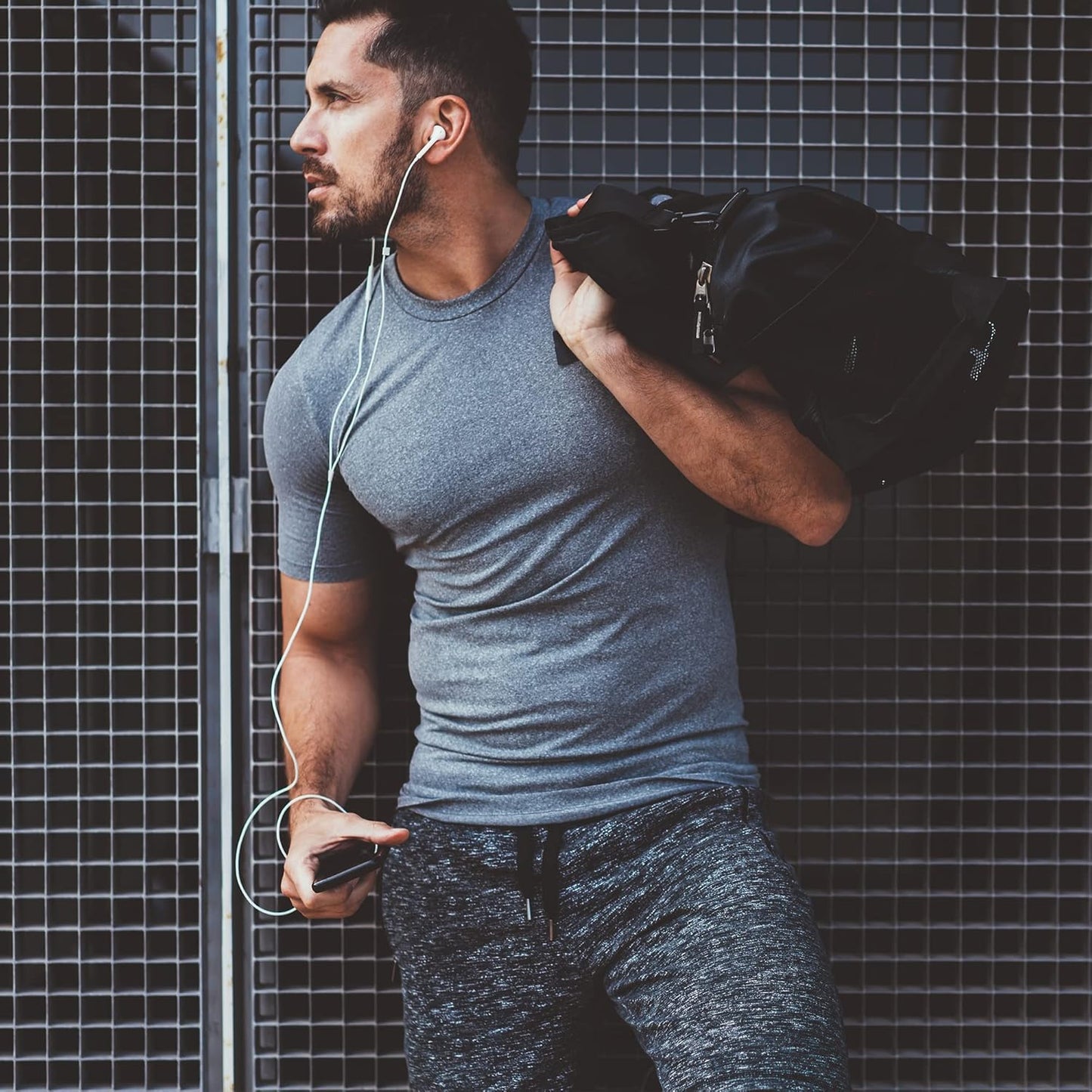MLYENX Men's Workout Shirts - 7 Pack Quick Dry Moisture-Wicking Athletic T-Shirts | Perfect for Gym