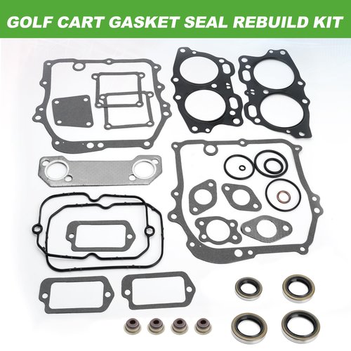 10L0L Golf Cart Gasket Seal Rebuild Kit for EZGO 295cc 350cc 4 Cycle Gas Golf Cart 1991-2008 Fuji Robin Engine Pre MCI Inc MCI Breather, Engine Rebuild Breather Gasket Seal Kit, OEM# 7608902