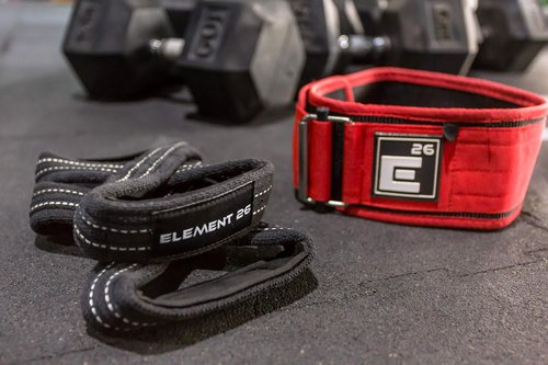 Padded Figure 8 Wrist Straps - Weightlifting Straps - Functional Fitness, Weight Lifting, Deadlifts, Farmer Walks (Medium, Black)