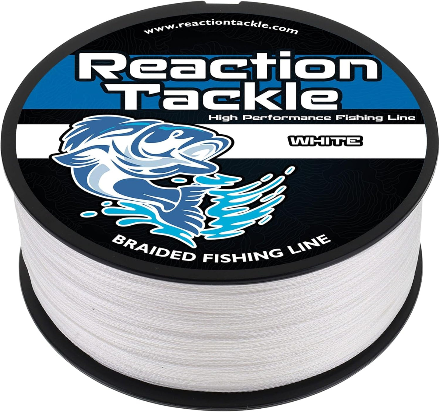 Reaction Tackle Braided Fishing Line - Pro Grade Power for Saltwater & Freshwater - High Visibility Color Braid
