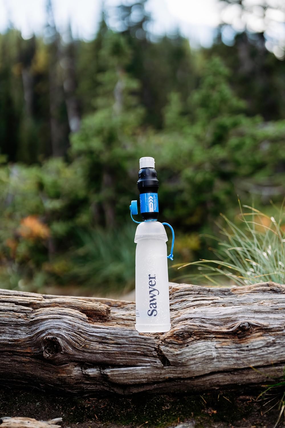 Sawyer Products Squeeze Water Filtration System - Cnoc Premium 1L Bottle for Clean Drinking Water