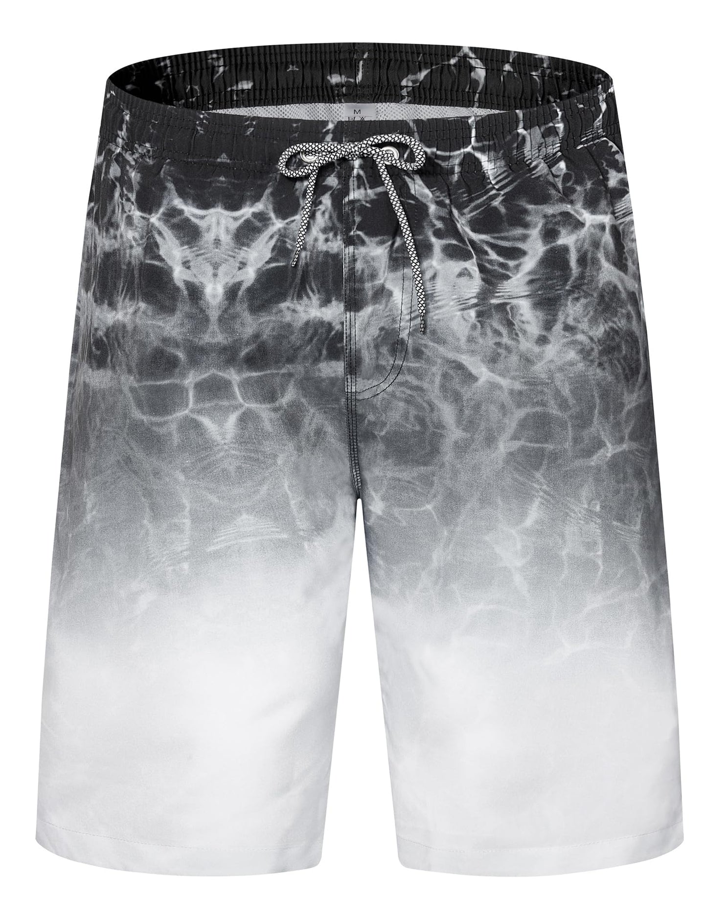ELETOP Men's Swim Trunks with Mesh Liner 9 Inch Beach Bathing Suit