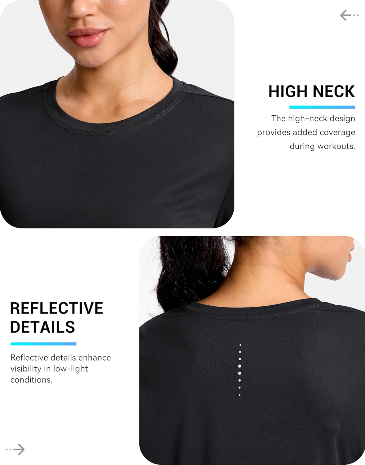 SANTINY Lightweight Long Sleeve Workout Tops - Breathable Yoga & Gym Shirt | UPF 50+ Sun Protection