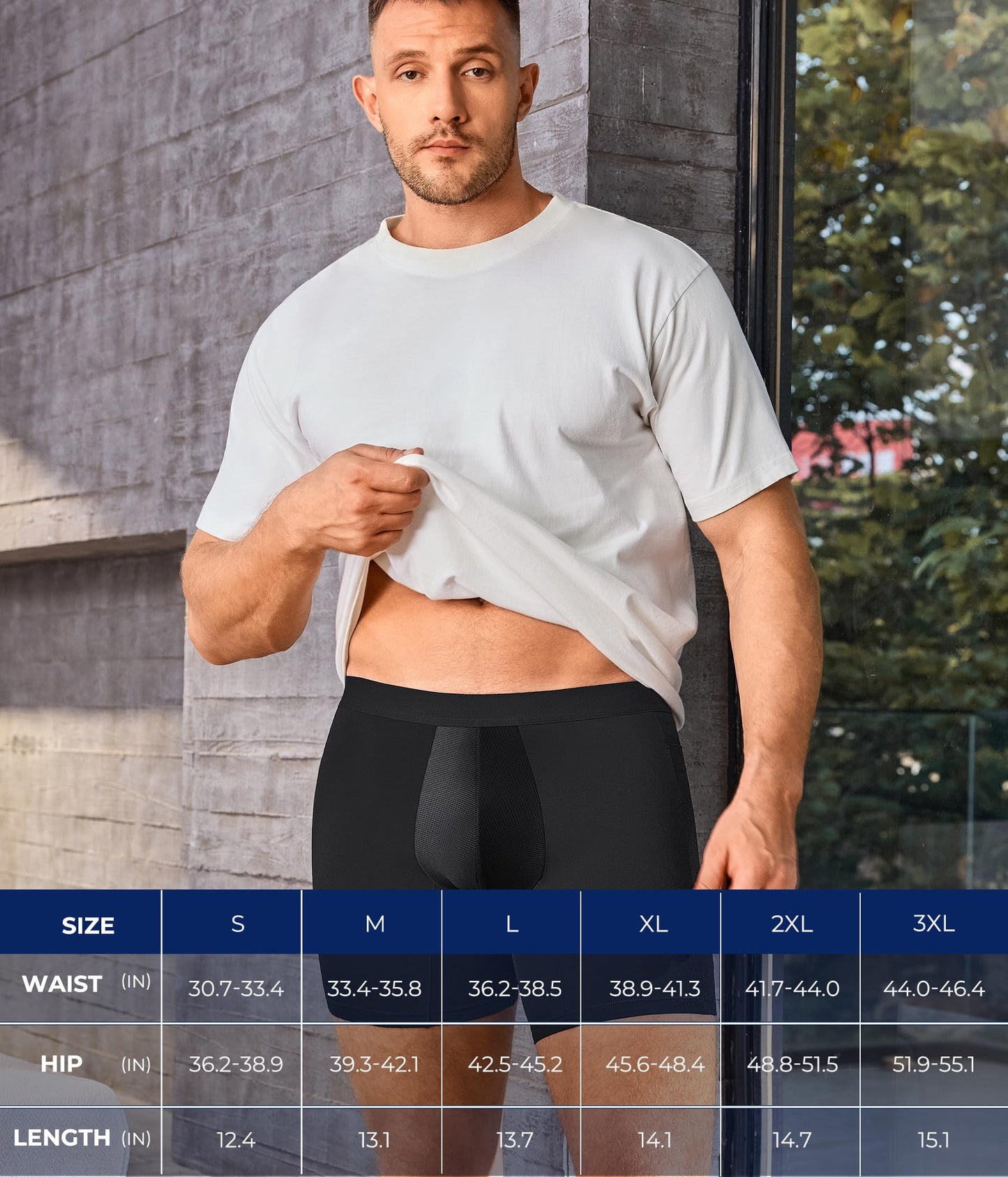 TAILONG Men's Compression Shorts with Side Pocket, Breathable Mesh Running Compression Underwear Workout Shorts for Athletic Black