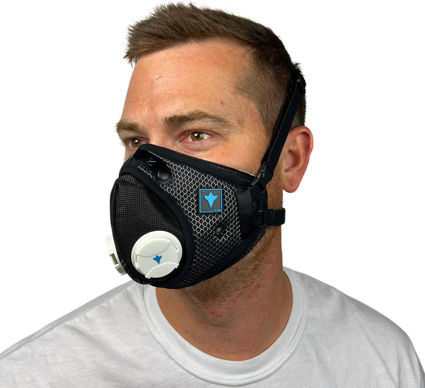 RZ Mask RZM3 - Advanced Dust Mask with 99.8% Filtration, Anti-Fog, 360° Seal