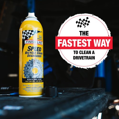 Finish Line Speed Bike Degreaser 54-Ounce and Grunge Brush Chain Cleaning Tool Bundle