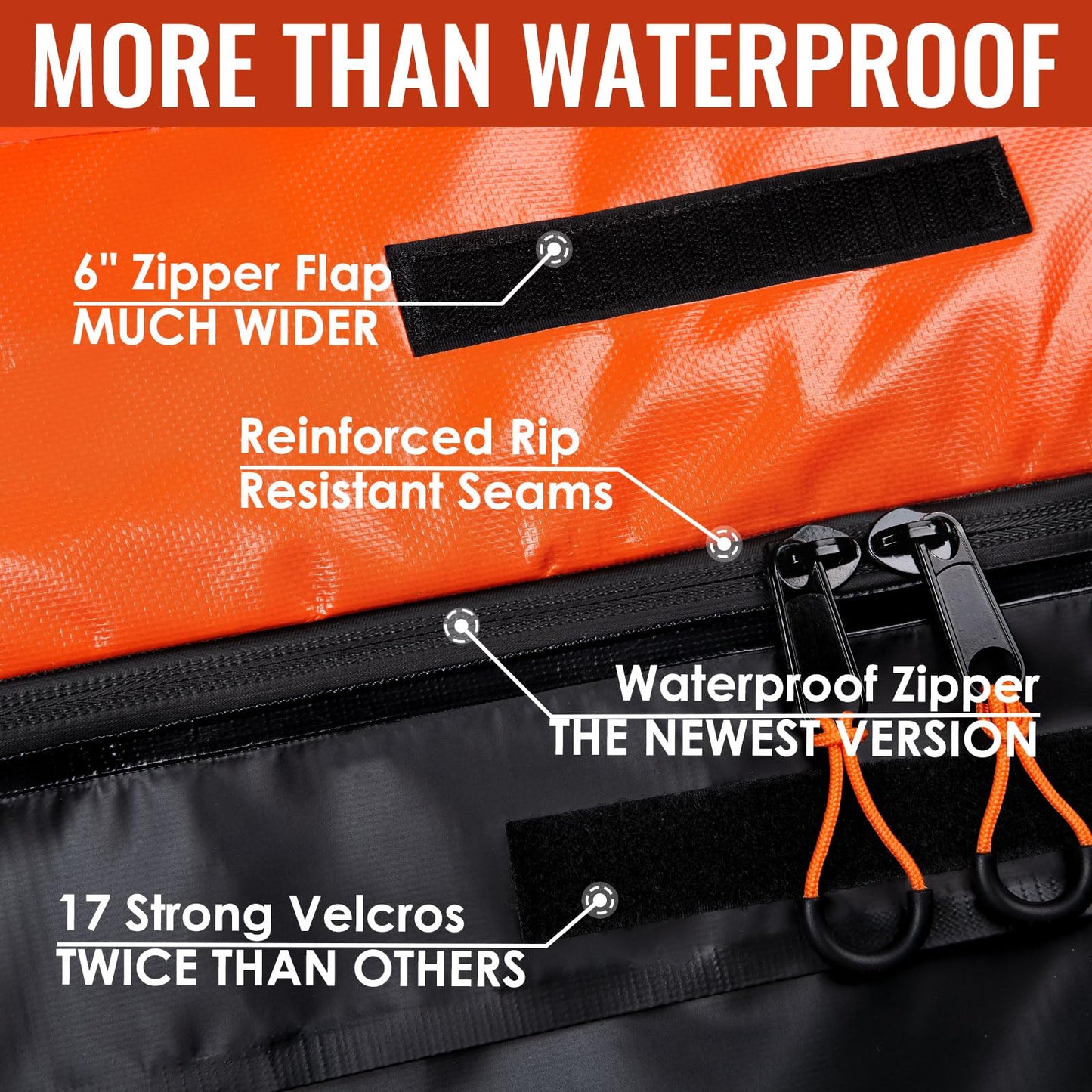 Asinking Car Rooftop Cargo Carrier Bag, 20 Cubic Feet Waterproof Heavy Duty Car Roof Bag for All Vehicle with/Without Racks - Anti-Slip Mat, 6 Door Hooks, Storage Bag, 2 Extra Straps, Luggage Lock