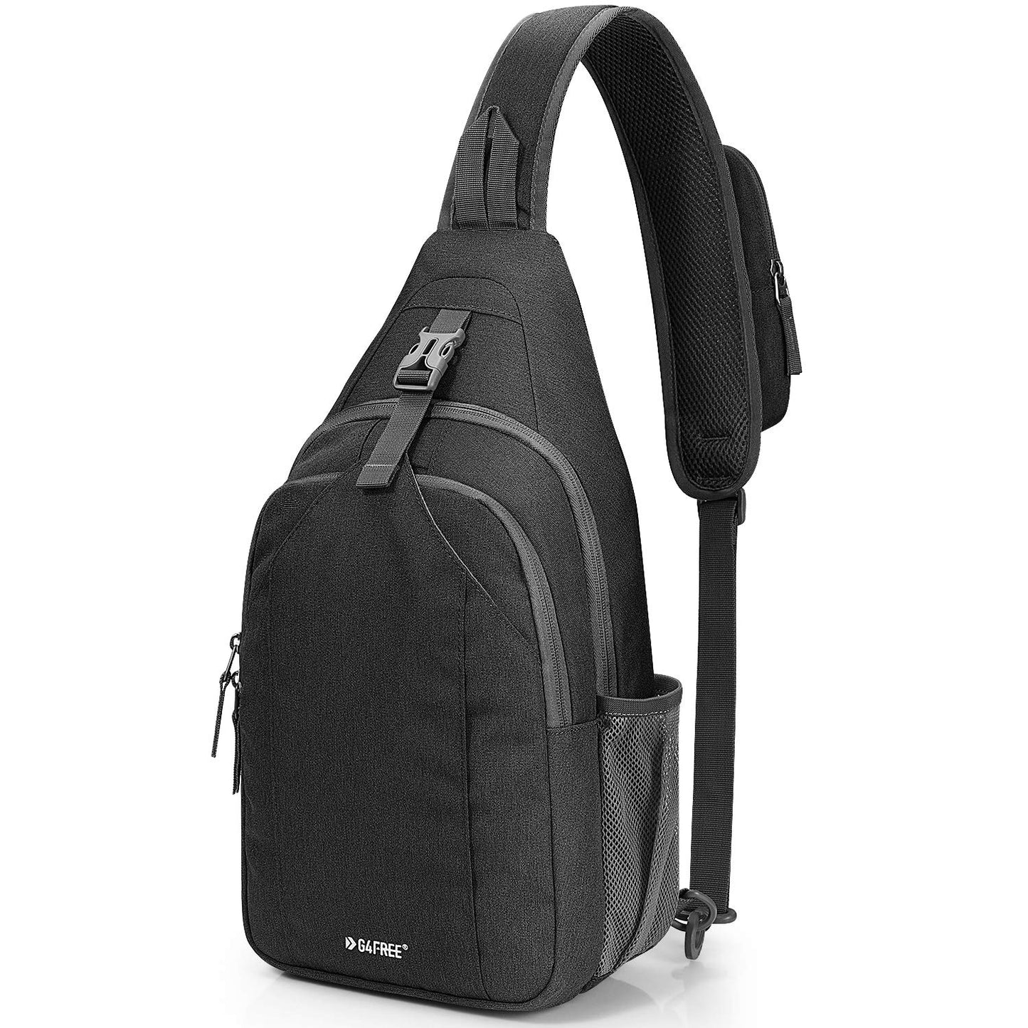 G4Free Sling Bag for Men and Women, RFID Blocking Crossbody Bag, Lightweight Sling Backpack for Travel, Hiking, Walking and Daily Use