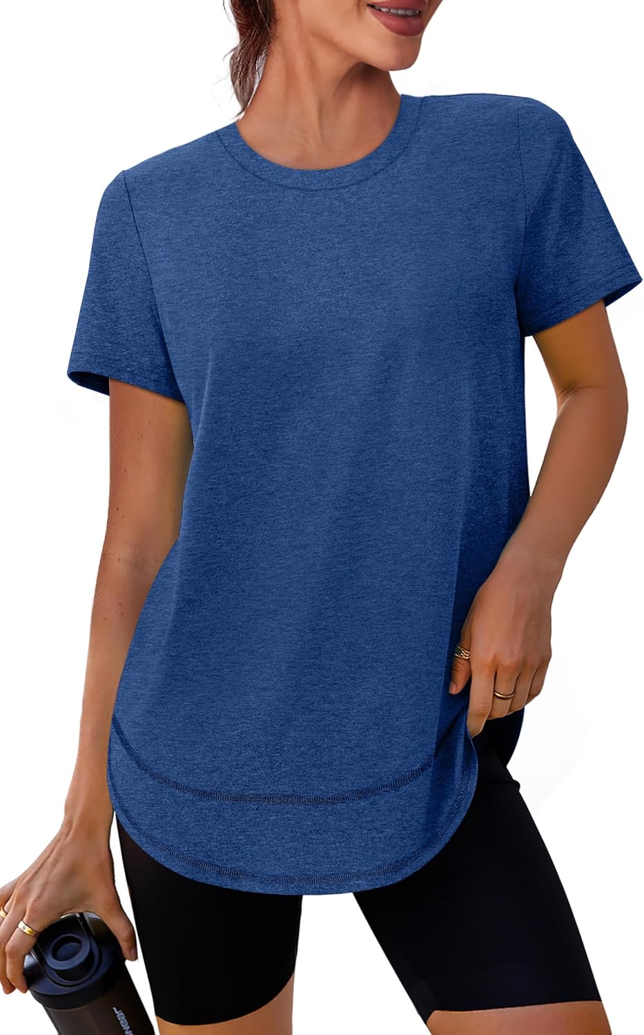 XIEERDUO Women's Quick-Dry Workout Tops - Short Sleeve Shirts for Hiking & Running | S-3XL