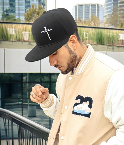Christian Cross Hats Snapback Baseball Hat for Men Jesus 3 Nail Crosses Flat Bill Hats for Women Black Baseball Cap Adjustable Snap Backpack Dad Trucker Hat Christian Religious Gifts for Men Women