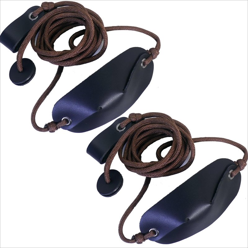 Old-Fashioned Slingshot Rock Sling Tennis Ball Thrower Shepherds Sling (2packs)