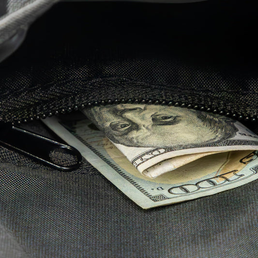 JERSEY RIDGE Crossbody Sling Bag – Anti-Theft Carryall Daypack Backpack with Adjustable Chest Strap for Travel or Hiking (Black)