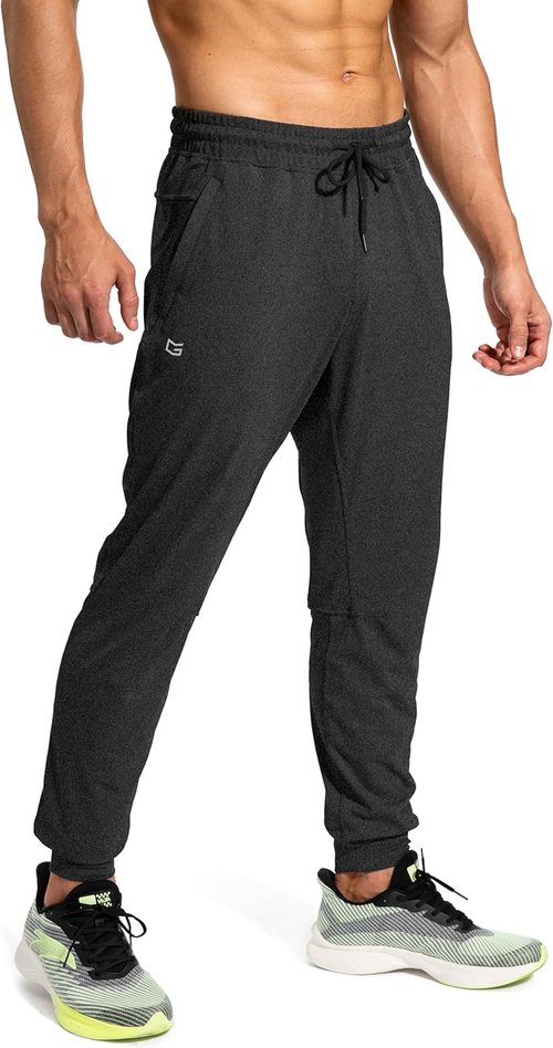 G Gradual Men's Athletic Sweatpants - Zipper Pockets for Soccer, Running & Workouts | Joggers