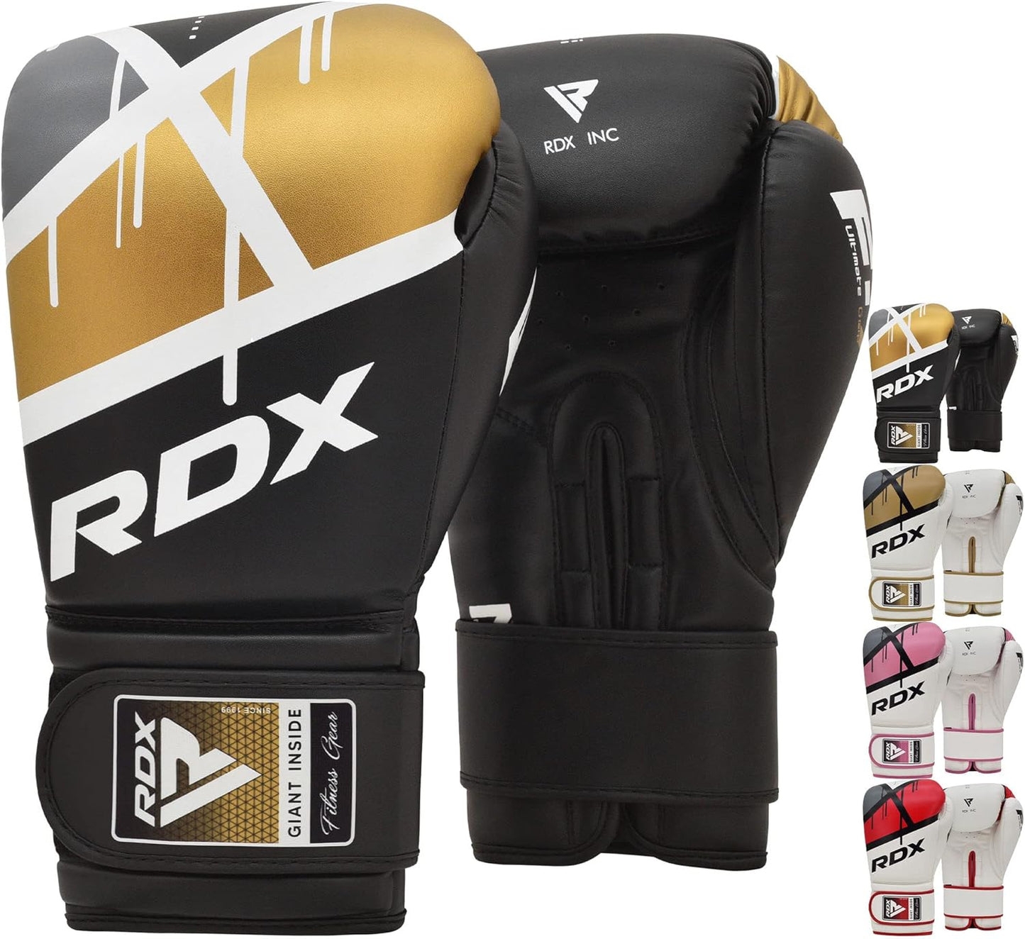 RDX Boxing Gloves - EGO Sparring & Training Mitts | Maya Hide Leather, Ventilated, Long Support, 8-16 oz