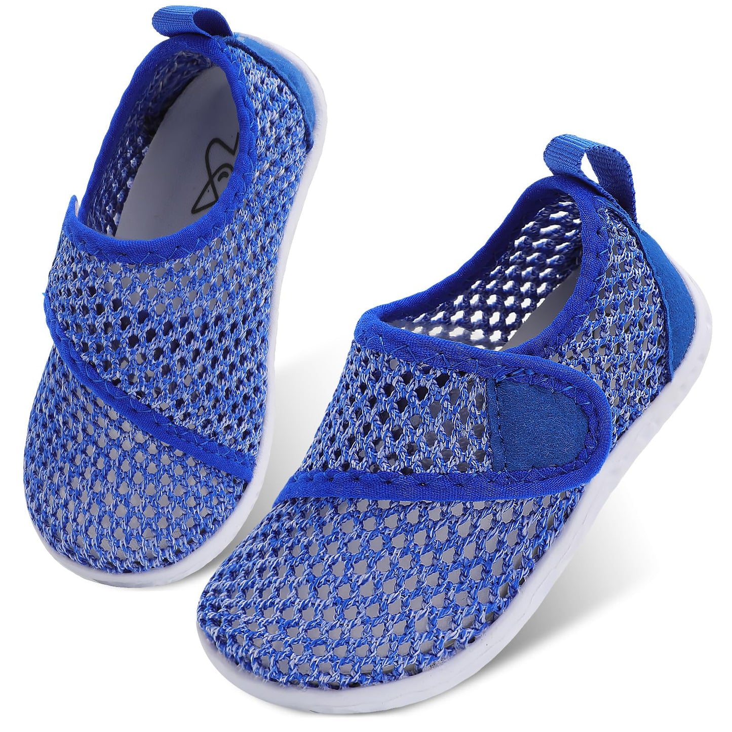 LeIsfIt Toddler Water Shoes Girls Boys Swim Shoes Kids Quick-Dry Breathable Aqua Socks Lightweight Non-Slip Barefoot Beach Shoe, Dark Blue, 11 Toddler