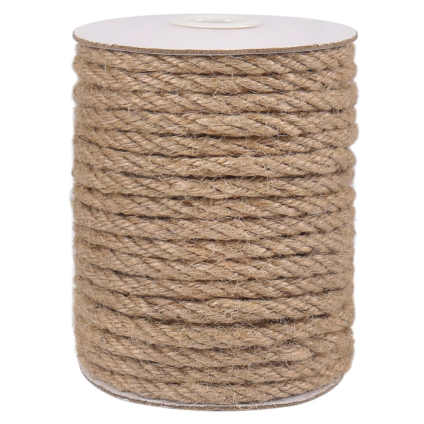 Vivifying 6mm Jute Rope, 50 Feet Strong Natural Jute Twine for Crafts, Cat Scratching Post, Garden Plants, Bundling and Hanging (Brown)