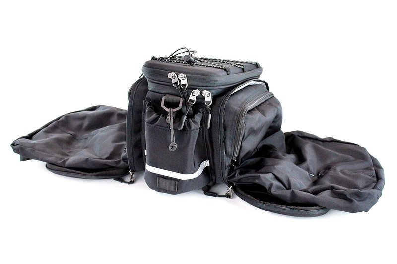 Racktime Unisex Adult Odin Pannier Black 13L+10L