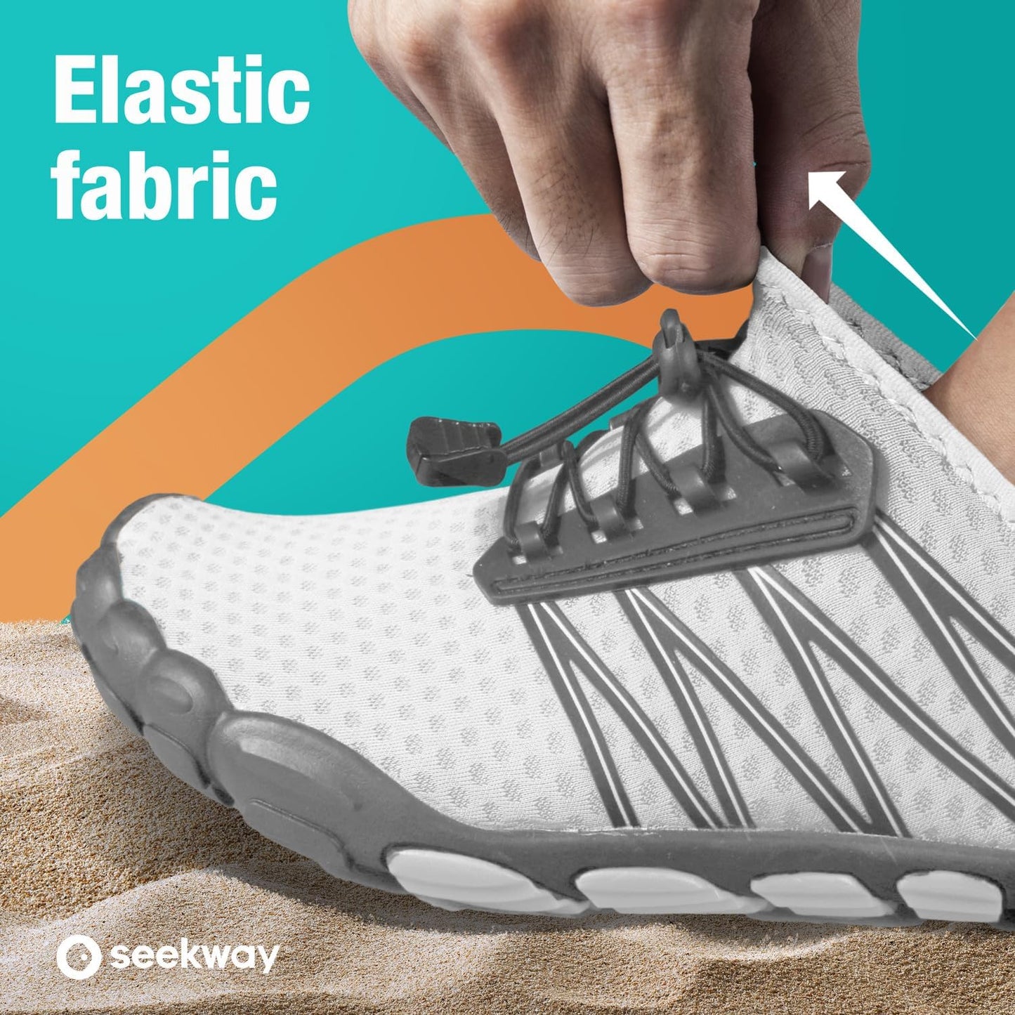 SEEKWAY Water Shoes - Quick-Dry Aqua Socks for Men & Women | Ideal for Beach, Swim, and Hiking