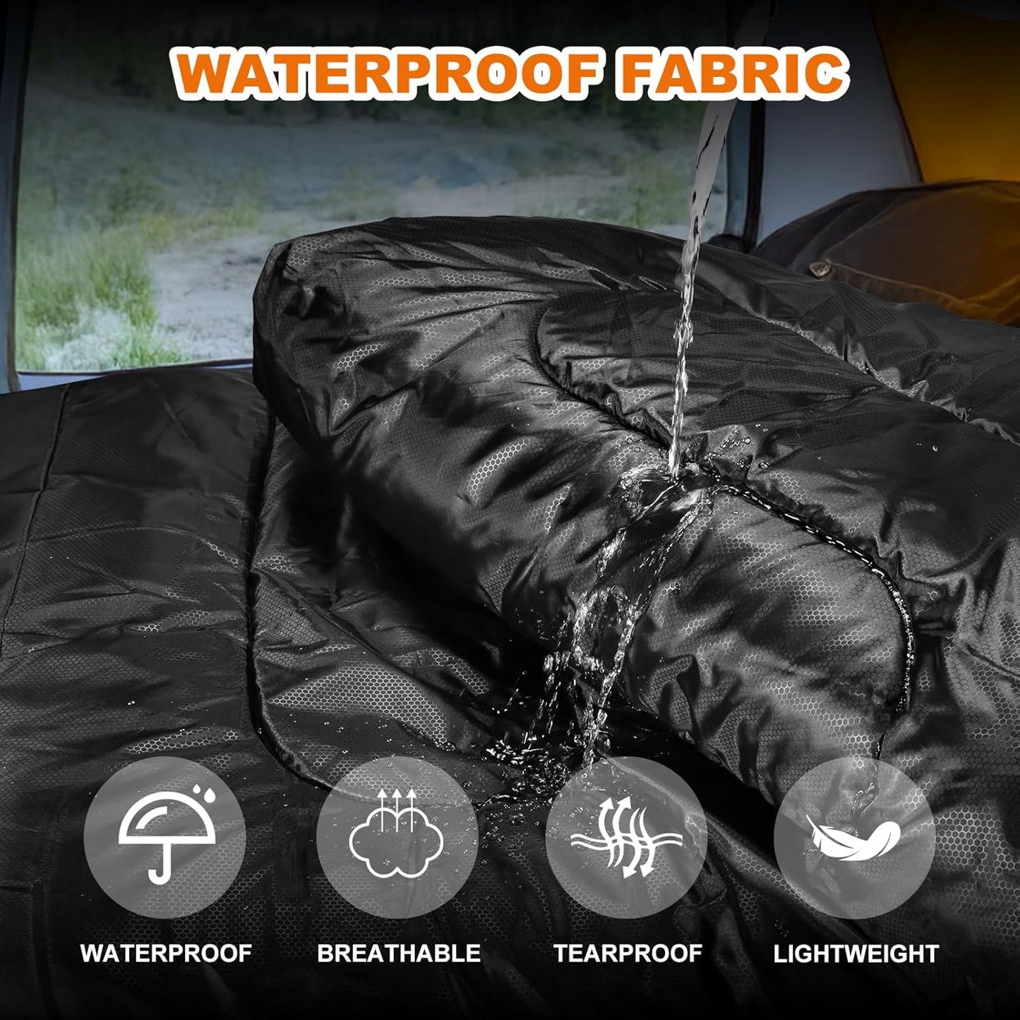 Skiennix Cold Weather Sleeping Bags for Adults - Lightweight Compact Backpacking & Camping Gear