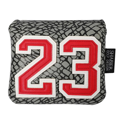 SHABIER Golf Large Mallet Headcover with No23 Design for Golf Putter Club