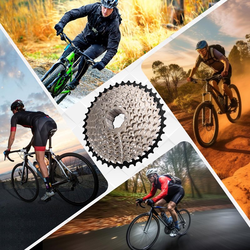 BUCKLOS 8/9/10/11/12 Speed Cassette Ultra-Light 11-25/28/32/34/36/40/42/46/50/52T Bike Cassette Fit Mountain Bike/Road Bike/XC/DH/AM,Compatible with Shimano Sram HG Hub Driver…