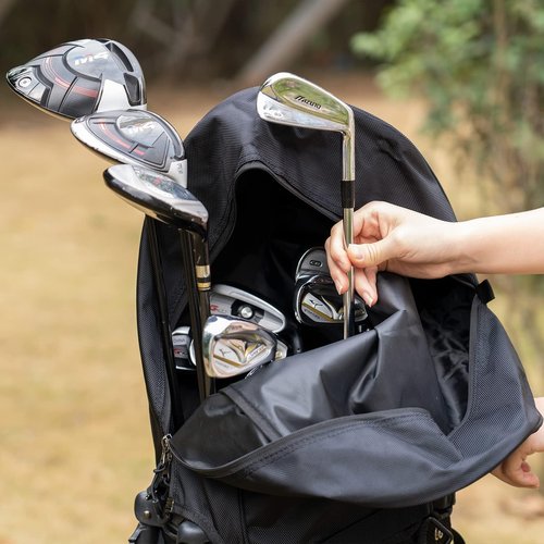 Golf Bag Cover/rain Cover 1680D Nylon Waterproof and dust Cover fits Most 8.5-9 inch Golf Bag/Golf Stand Bag,Golf Accessory Gifts for Any Golfer, Beginner to pro, Golf Alliance Partners