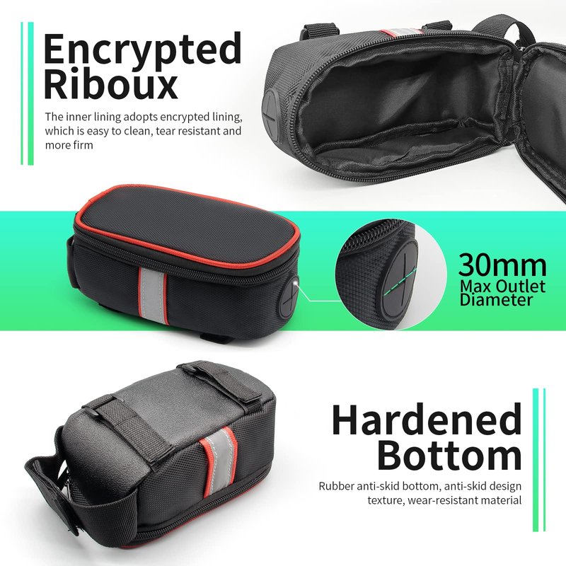 MUSELK Ebike Controller Bag，E Bike Lithium Batter Bag Box Case Kit for Electric Bicycles Mountain Bikes Electric Motor Kit (small bag)