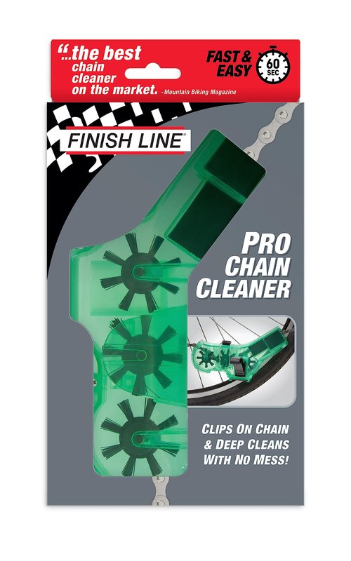 Finish Line Shop Quality Bicycle Chain Cleaner Tool – Professional Bike Chain Cleaning System for Road, Mountain, Gravel, and E-Bikes – Durable, Reusable, Easy-to-Use Chain Maintenance