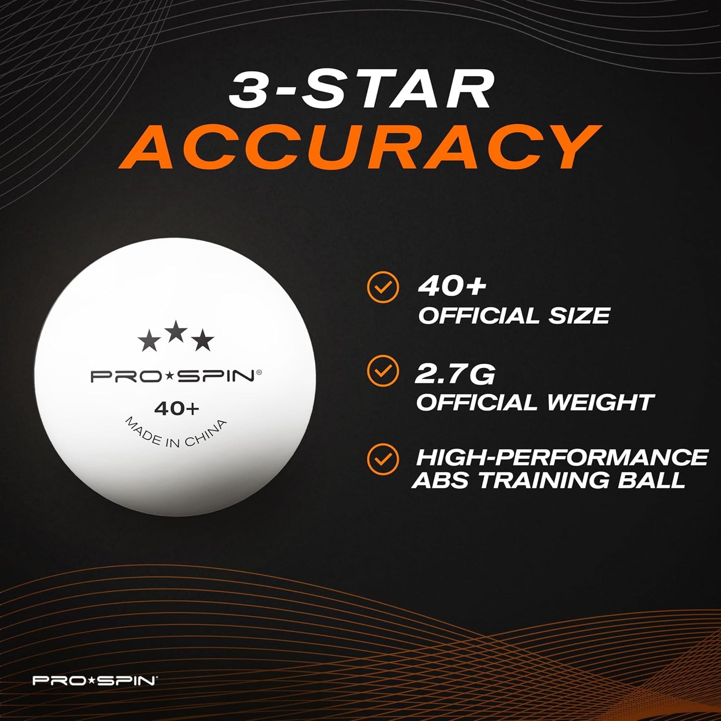 PRO-SPIN Ping Pong Paddles - High-Performance Table Tennis Racket Set with 3-Star Balls & Case | Indoor/Outdoor Play