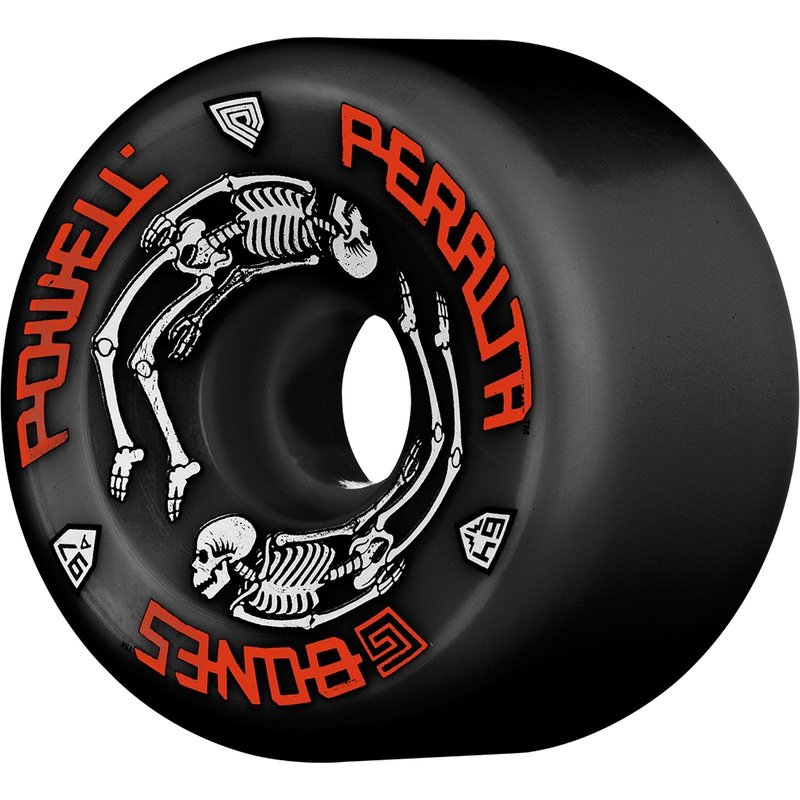 Powell Peralta G-Bones II Black Skateboard Wheels - 64mm 97a (Set of 4)