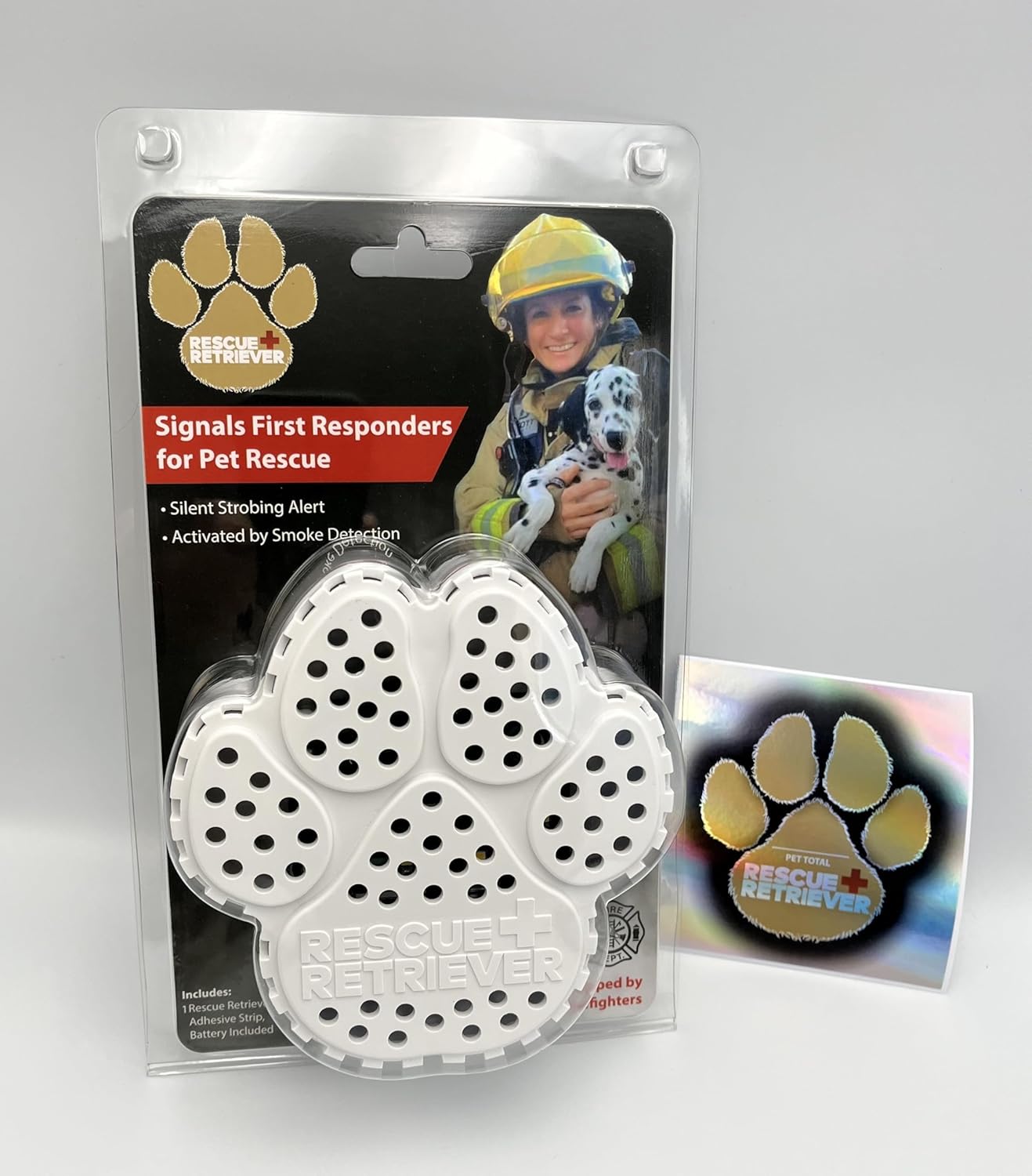 Pet Rescue Smoke Detector - Emergency Alert System for Dogs & Cats