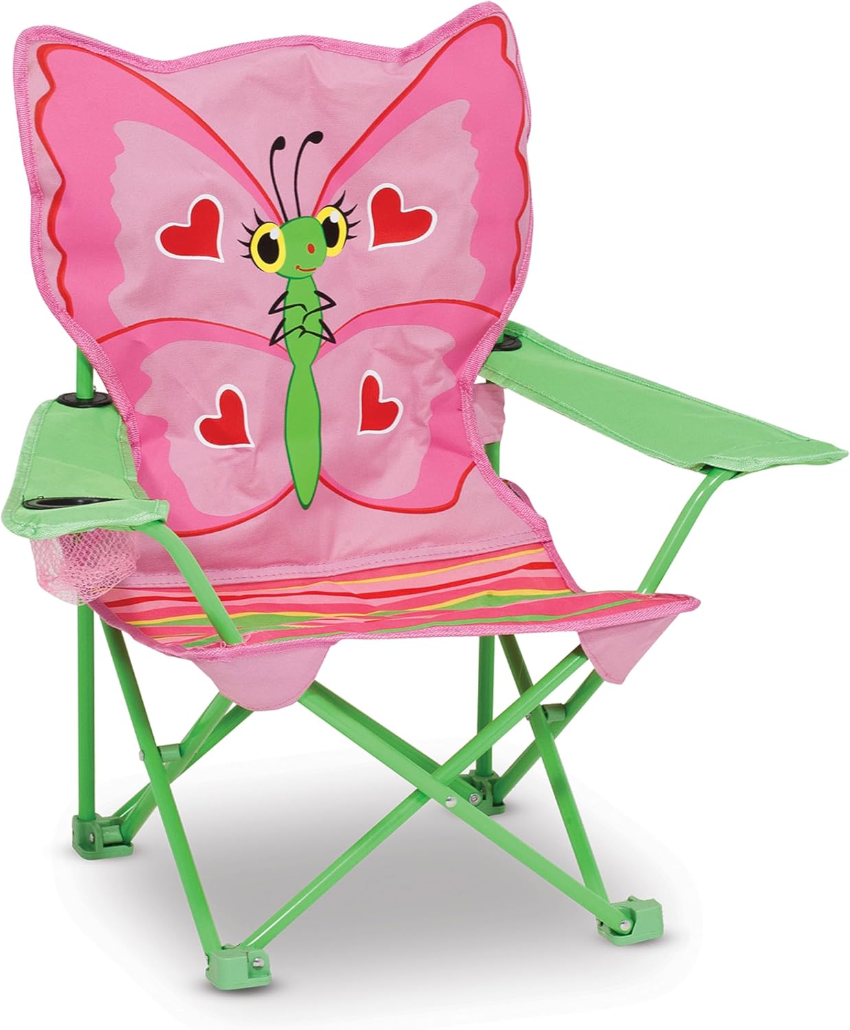 Melissa & Doug Bella Butterfly Outdoor Chair - Comfortable Design for Kids | Perfect for Playtime