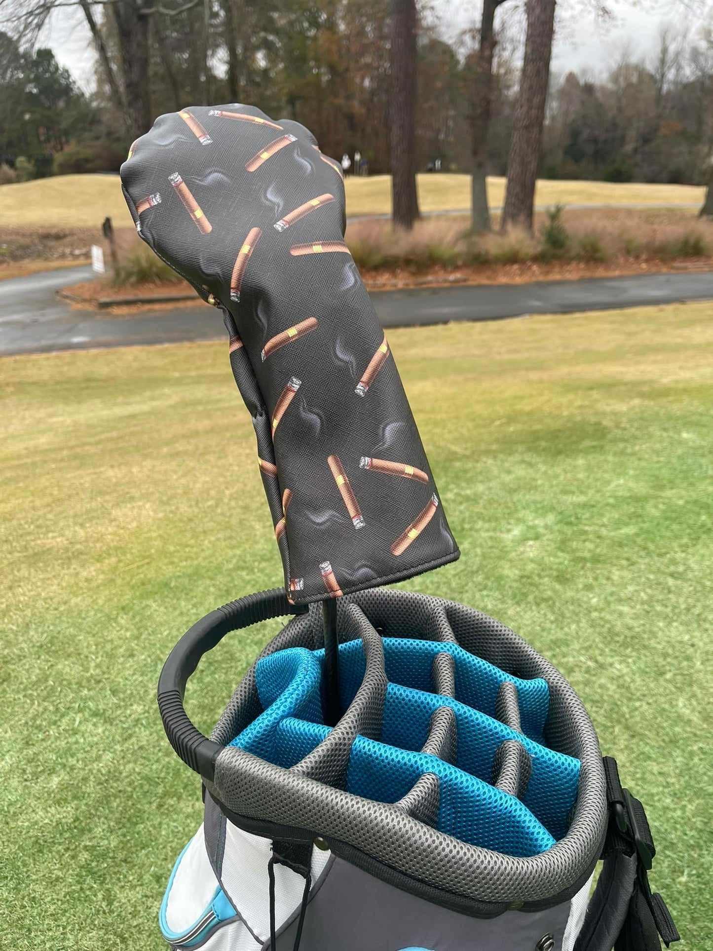Golf Headcover | Grip & Rip Chill Model | Fits All Drivers & Woods | Elastic Retention for Great Fit and Style on The Course | Funny Headcover