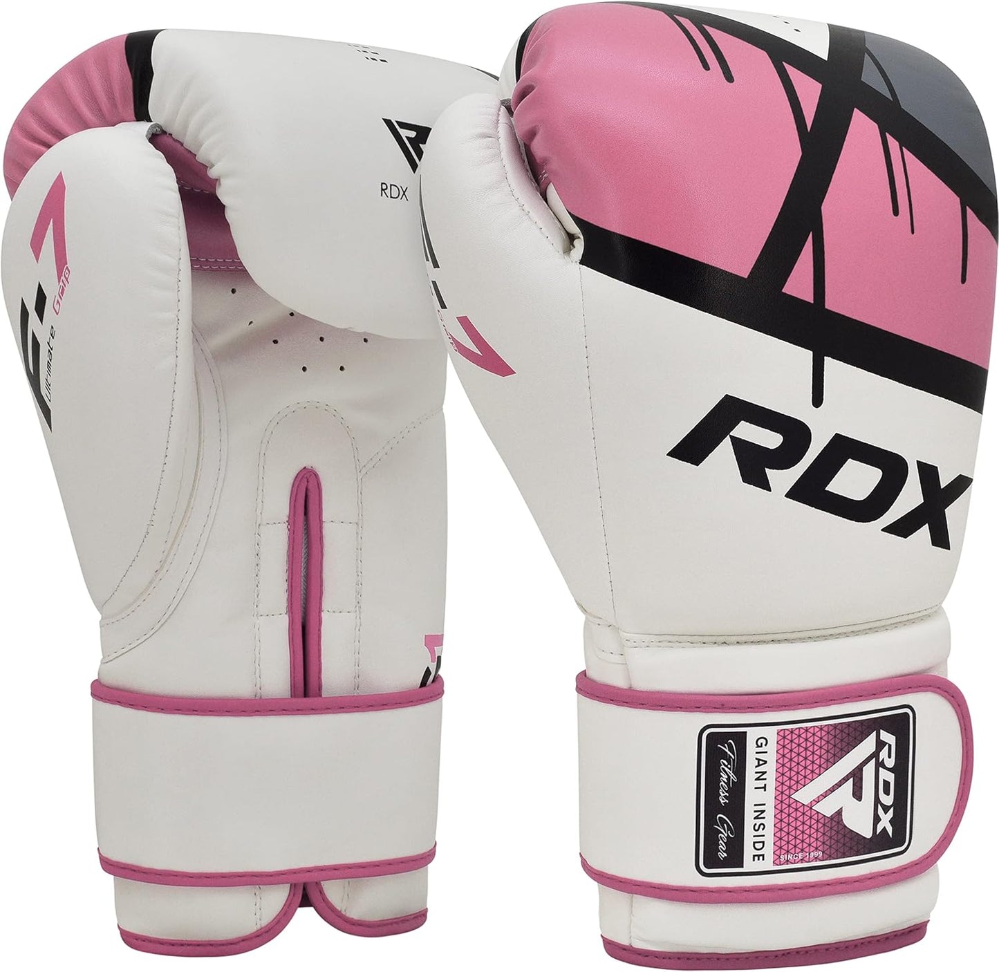 RDX Boxing Gloves EGO - Maya Hide Leather Sparring & Kickboxing Mitts | Ventilated Support, 8-16 oz