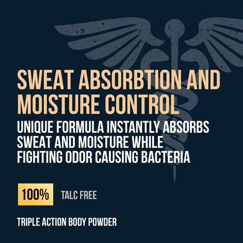 Certain Dri Body Powder - Talc-Free Anti-Chafing & Anti-Itch with Calamine - Maximum Sweat Absorption, Moisture Control, & Odor Protection - Doctor-Recommended - 8 oz - Pack of 2