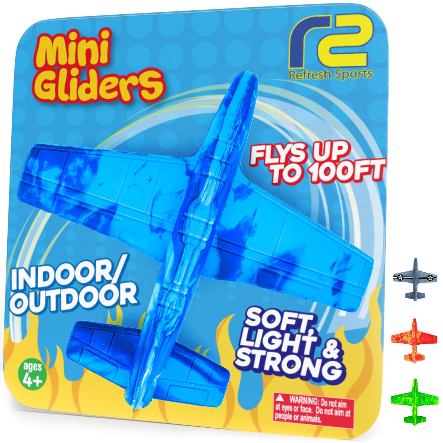 Airplane Toy Foam Airplanes for Kids - Best Summer Gift for Boys & Girls - Easy to Throw Airplanes - 3 4 5 6 7 8 Year Old Boy Birthday Gifts - Great Gifts for Ages 3 4 5 6 7 8 9+ Year Old Boys Toys