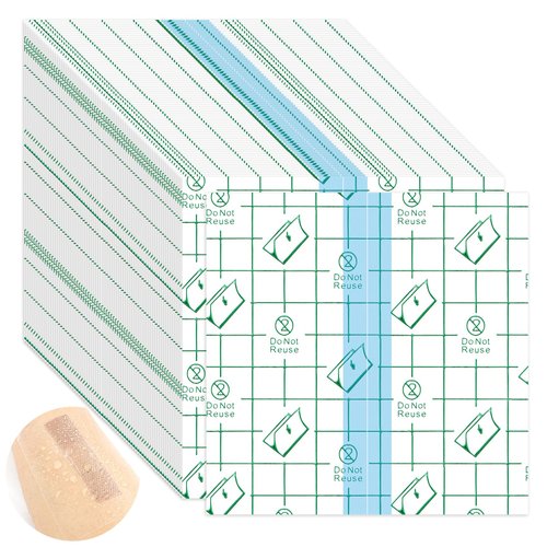 Tattoo Aftercare - 100 Pcs Waterproof Bandages for Swimming & Wounds - 4x4 Inch Second Skin Tattoo Cover Up & Wound Seal