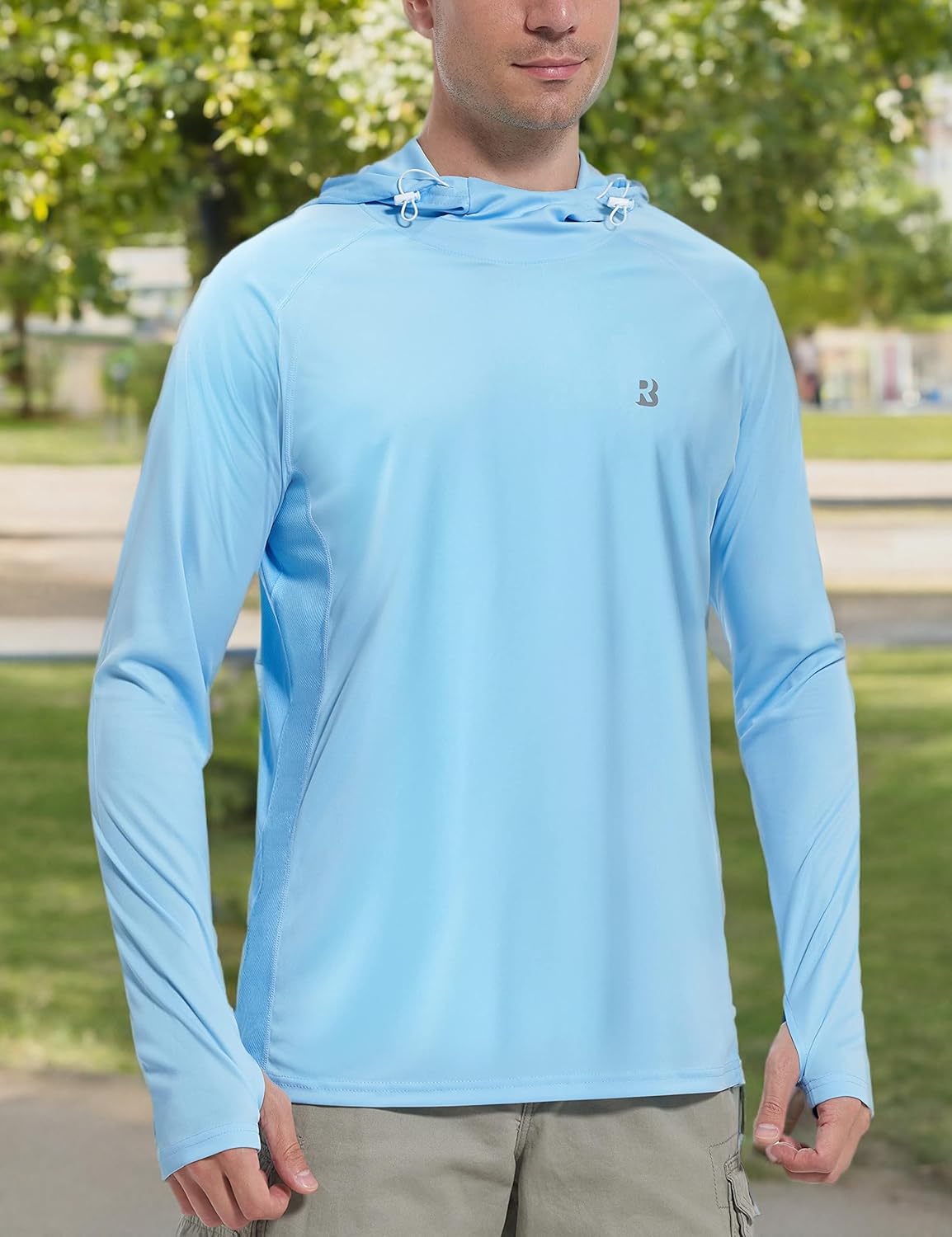 Roadbox Sun Protection Hoodie - UPF 50+ Long Sleeve Outdoor Shirt for Fishing & Hiking | Quick Dry
