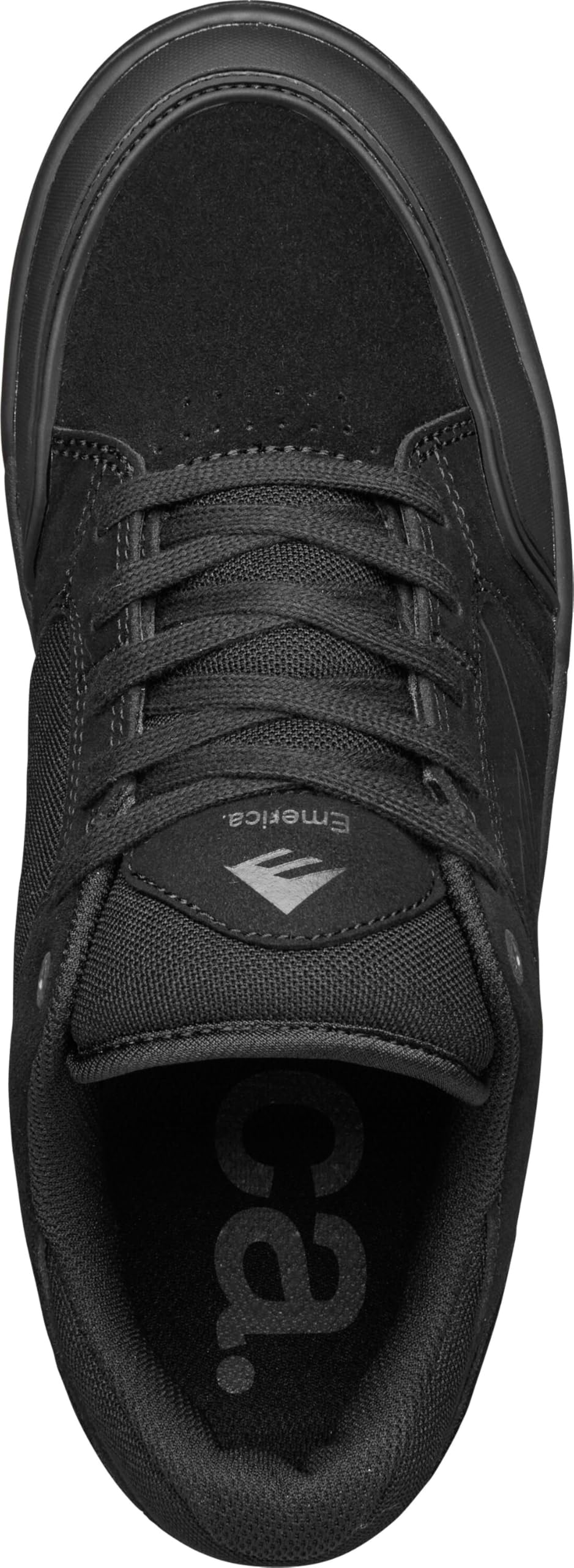 Emerica Heritic – Bold Skate Look, Reinforced Cupsole, Cushioned Feel, Everyday Sneakers Black/Black