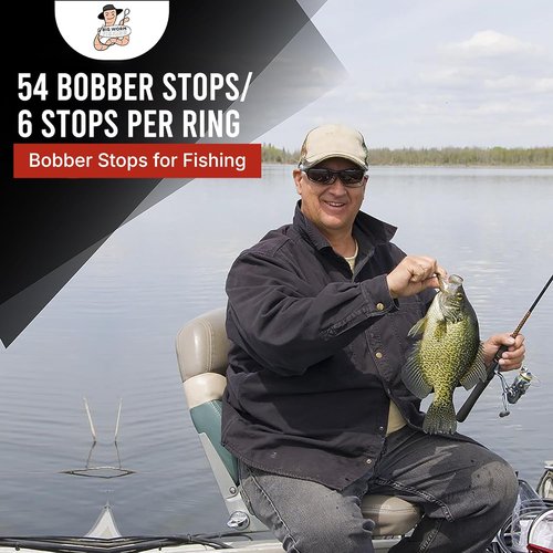 Bobber Stops - Essential Fishing Line Accessories for Improved Casting | Durable and Easy to Use