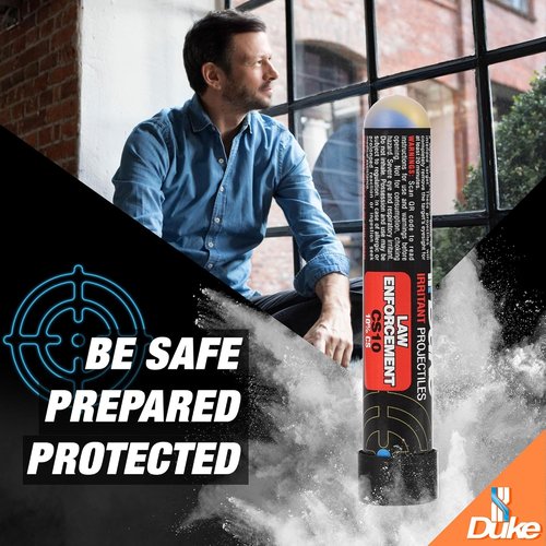 Duke LE CS10 Non-Lethal Gun | 68 Caliber Pepper Balls for Self Defense & Protection