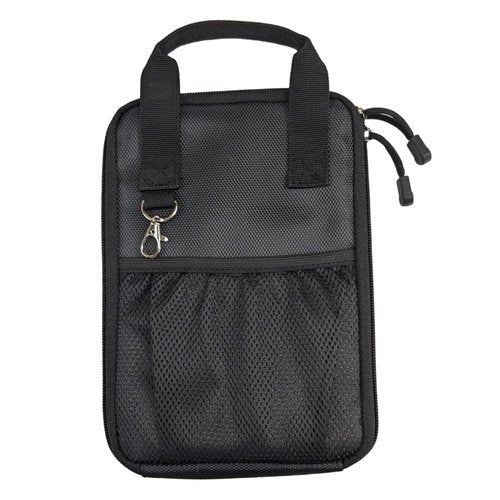 Foretra Golf Valuables Pouch - Rugged Ballistic Nylon, Fits Most Golf Bags, Dual Zippers, Inside & Mesh Pockets, Handle & Clasp for Easy Carrying