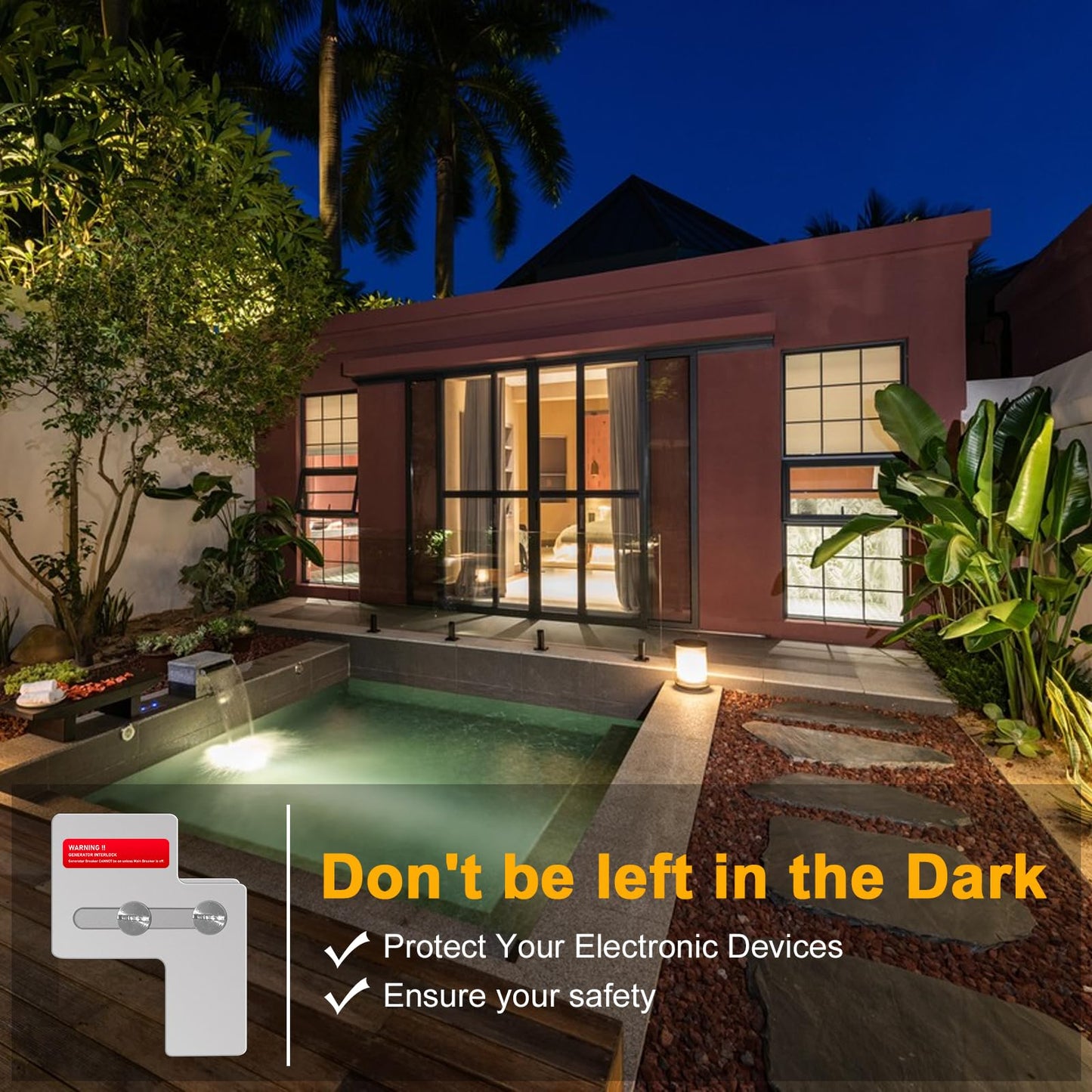 QYZZRS Generator Interlock Kit Compatible with for Siemens 100 Amp/Murray 100 Amp Breaker,Professional and Interlock Kit