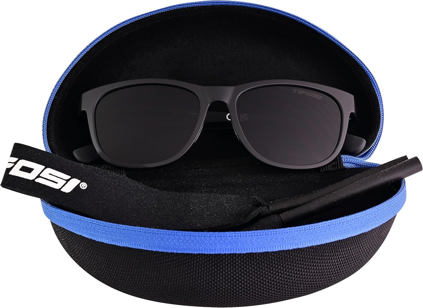 Tifosi Optics Swank Sunglasses - Complete Bundle with Case & Eyewear Straps for Ultimate Protection
