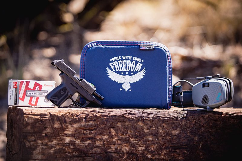 Allen Company Girls with Guns 10-Inch Lockable Freedom Handgun Case