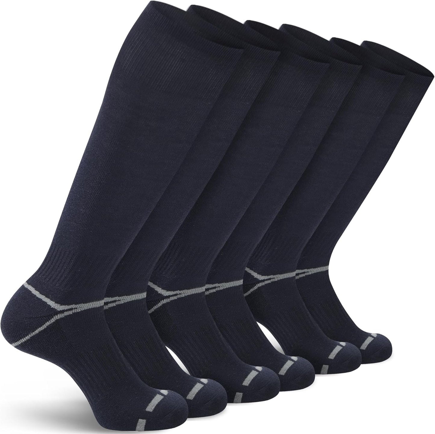 Skiennix Soccer & Softball Socks - 3 Pack Youth & Adult Sizes | Comfortable & Durable Design