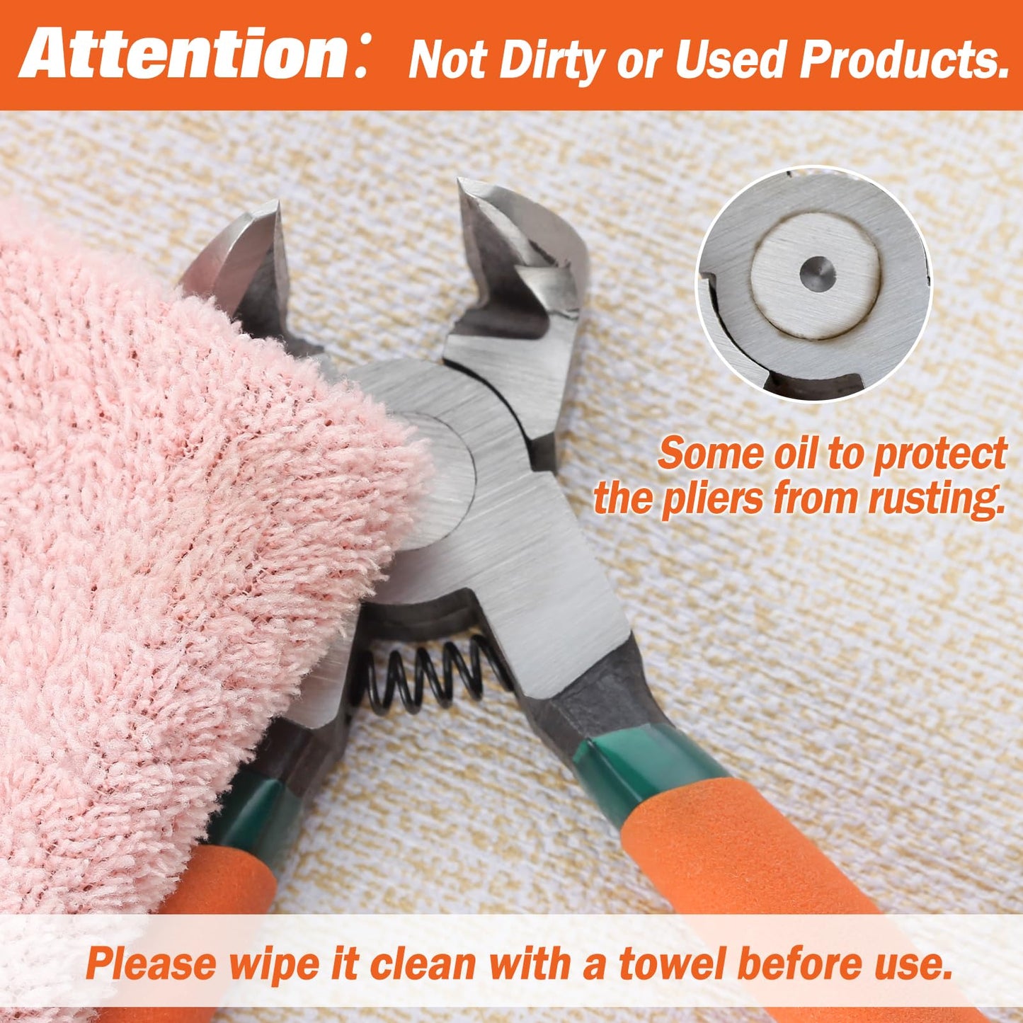 LEONTOOL Diagonal Pliers for Flush Cut Plastics, 90 Angled Wire Cutters for Crafting, Wire Side Cutters Clippers, Flush Cutter Wire Snips Flush Cut Plier for Jewelry Making, Electronic, Model, Floral