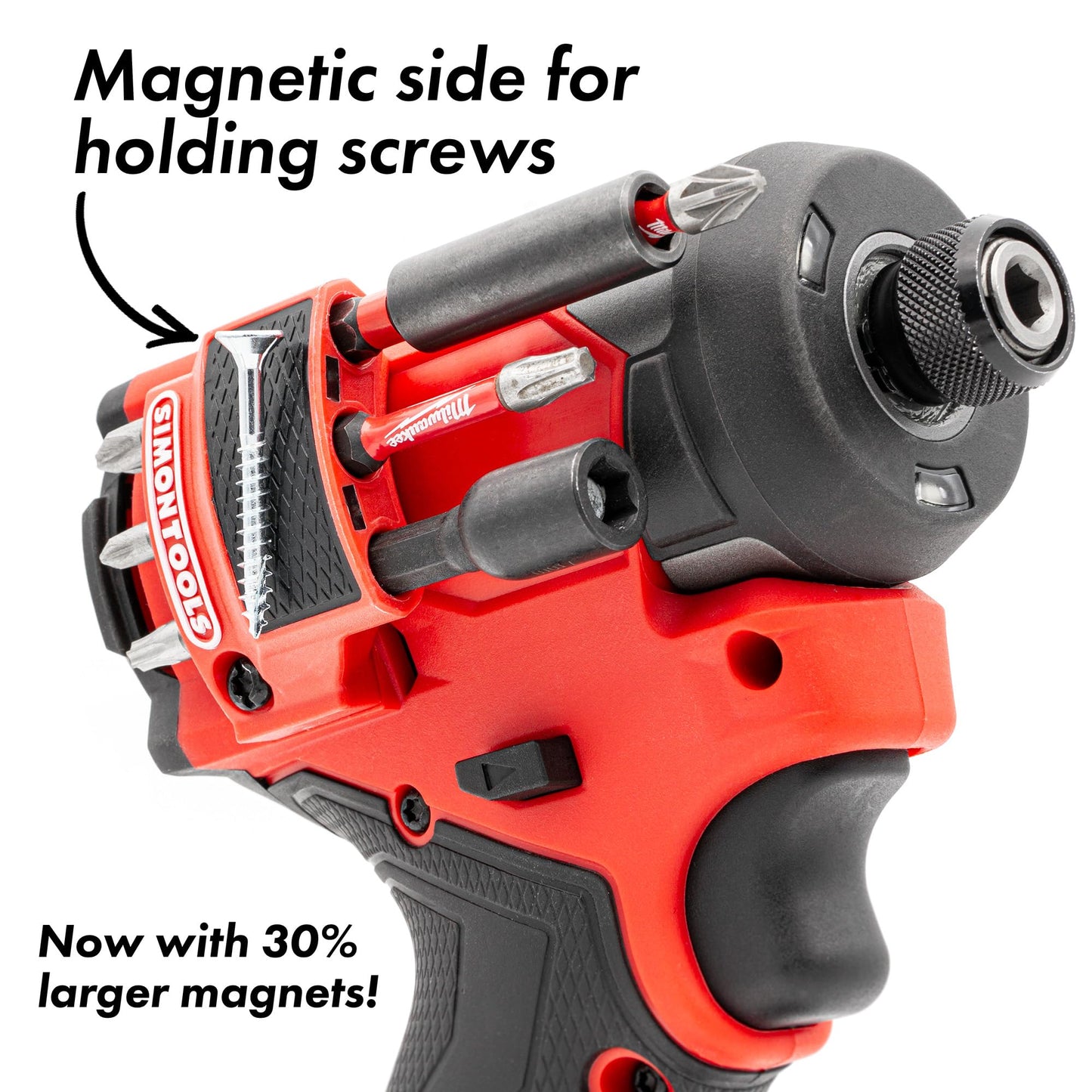 Simon tools Magnetic Bit Holder for Milwaukee M12 Impact Driver & Drill - Milwaukee Bit Holder for M12
