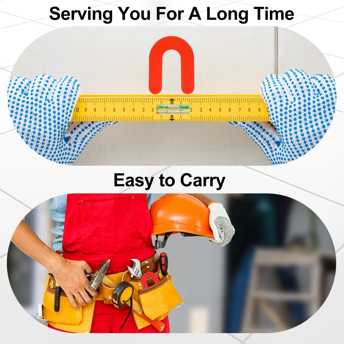 Horseshoe Shims Tile Spacers 1/8 Inch (3mm) 200Pcs U-Shaped Plastic Shims for Tiling Leveling System Floor Wall Ceramic Tile Stone Installation - Black